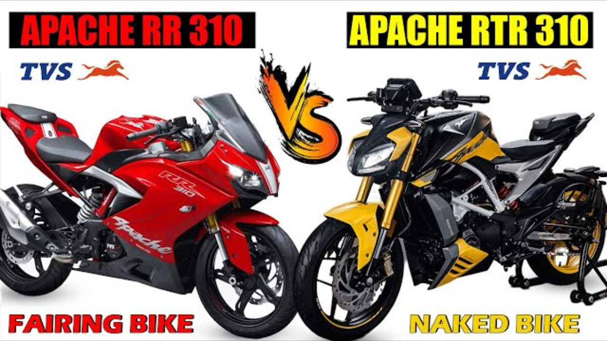 TVS Apache RR 310 and RTR 310 Price
