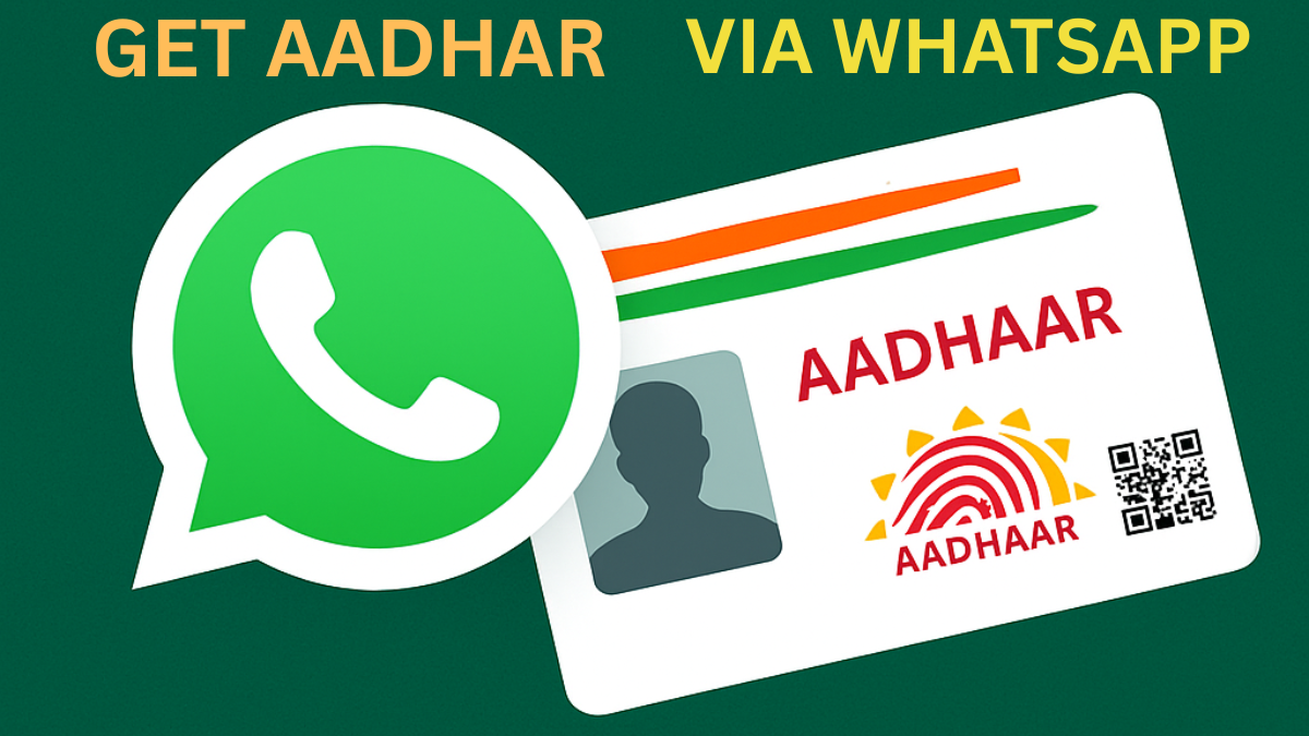 Aadhar card now easily available on WhatsApp